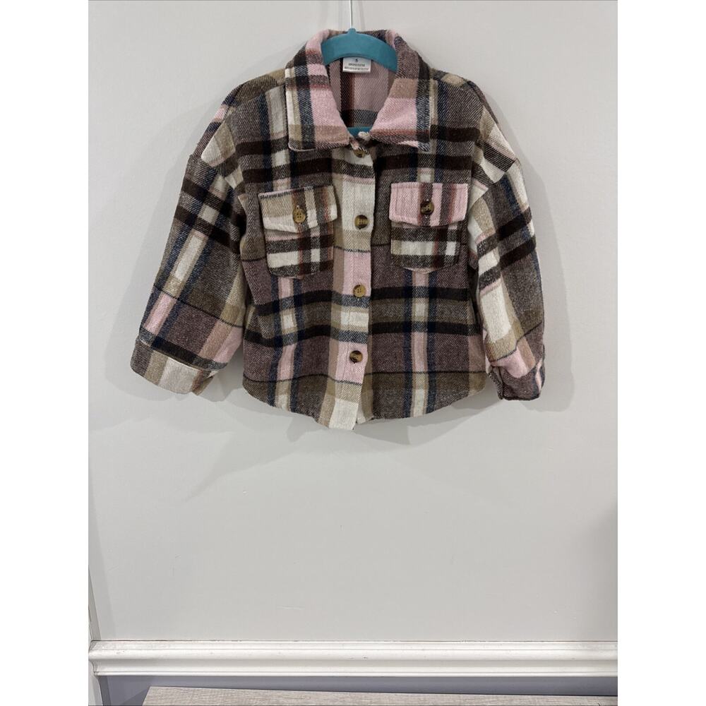 Exclusive Decorations Girls Plaid Jacket size 5
